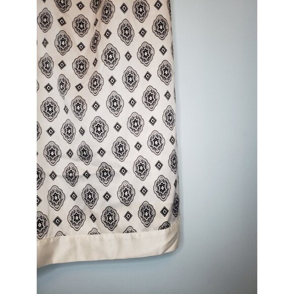 Apostrophe Womens Sz L Slip Dress Lingerie White Boho Silky Pullover Lace - Picture 2 of 5